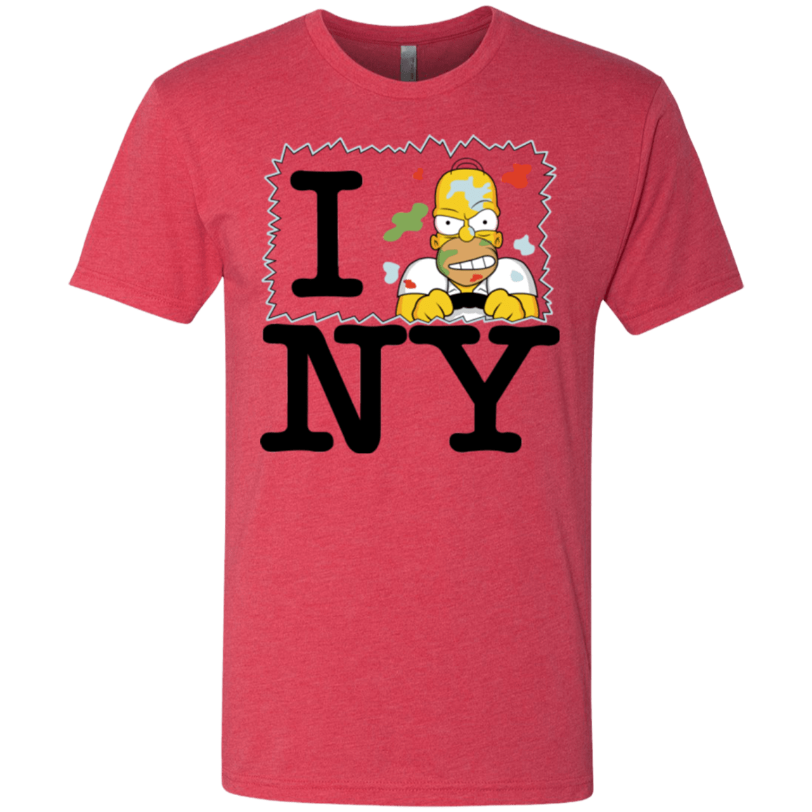 T-Shirts Vintage Red / S I Hate NY Men's Triblend T-Shirt