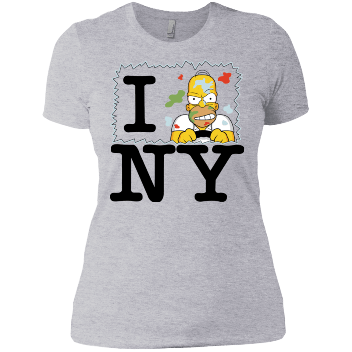 T-Shirts Heather Grey / X-Small I Hate NY Women's Premium T-Shirt