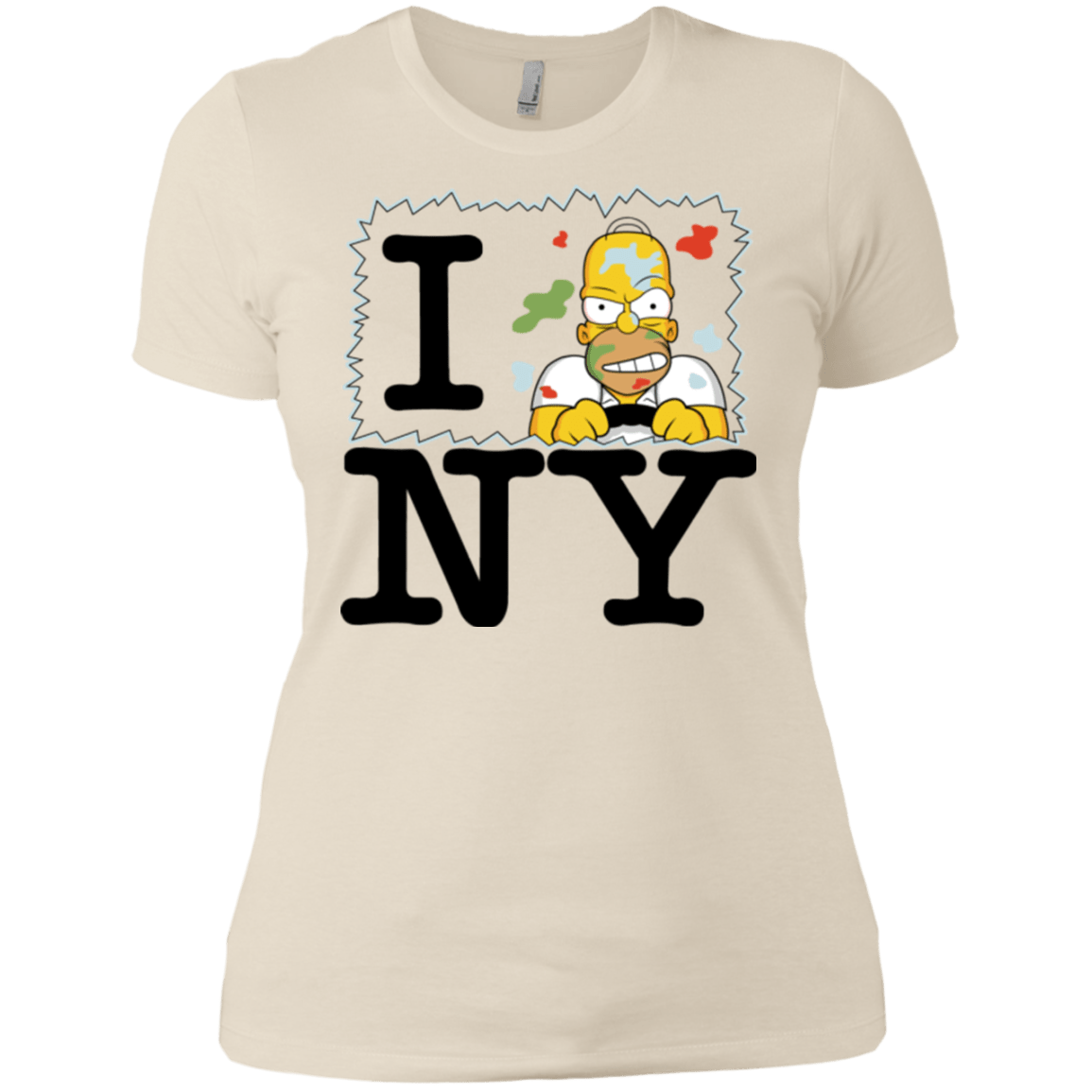 T-Shirts Ivory/ / X-Small I Hate NY Women's Premium T-Shirt