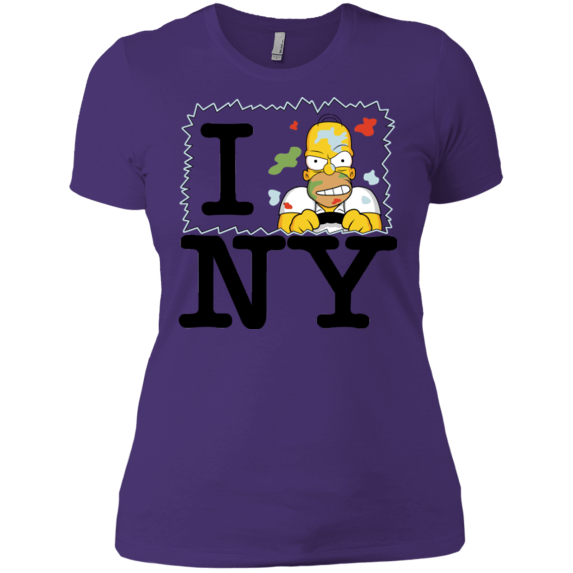 T-Shirts Purple Rush/ / X-Small I Hate NY Women's Premium T-Shirt
