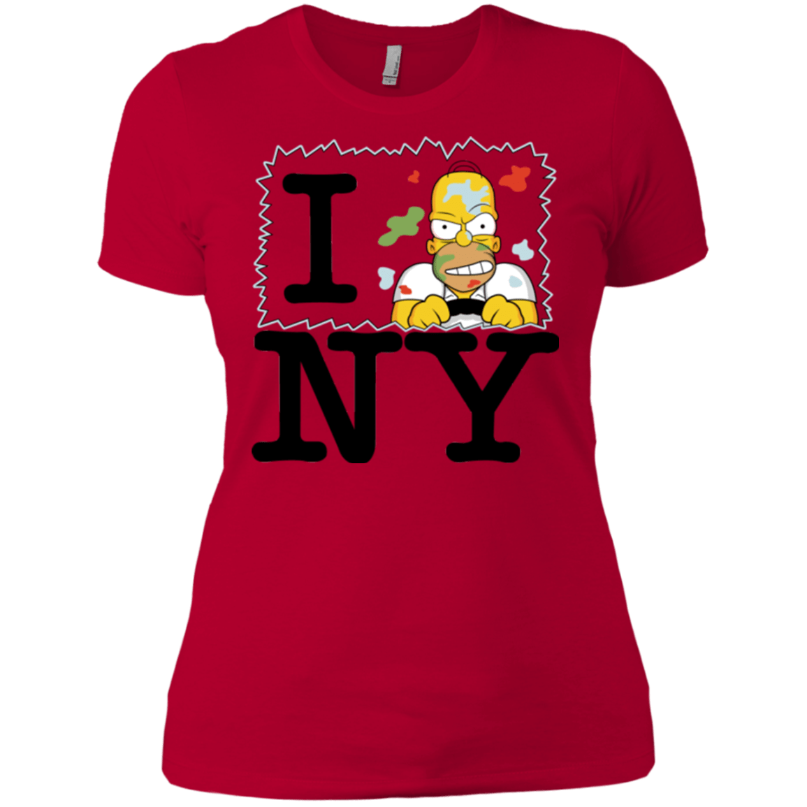T-Shirts Red / X-Small I Hate NY Women's Premium T-Shirt