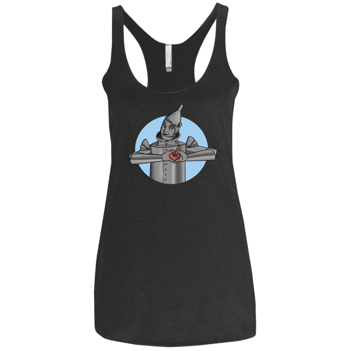 T-Shirts Vintage Black / X-Small I Have a Heart Women's Triblend Racerback Tank