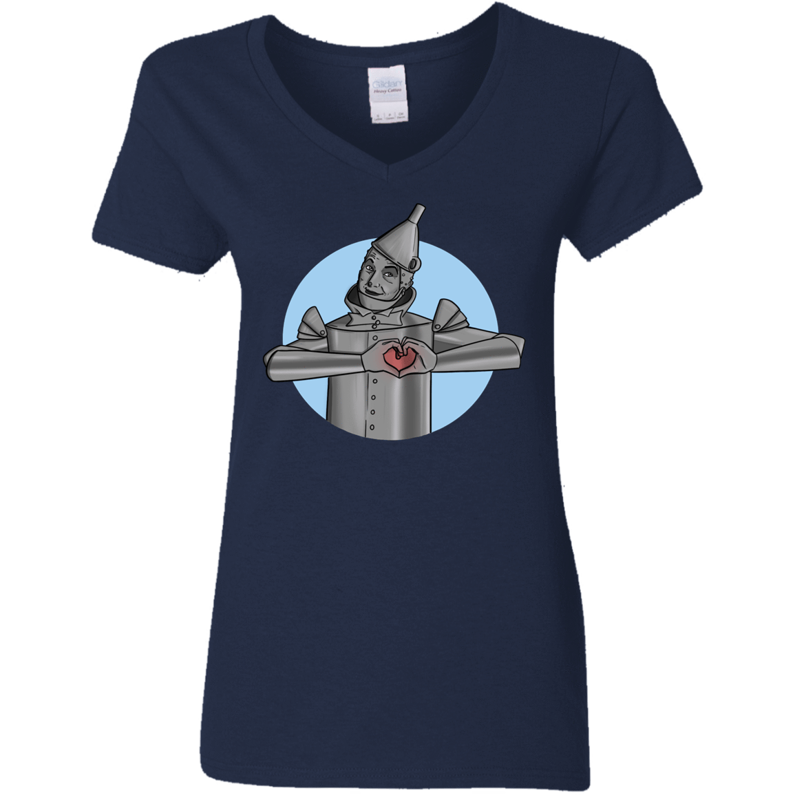 T-Shirts Navy / S I Have a Heart Women's V-Neck T-Shirt