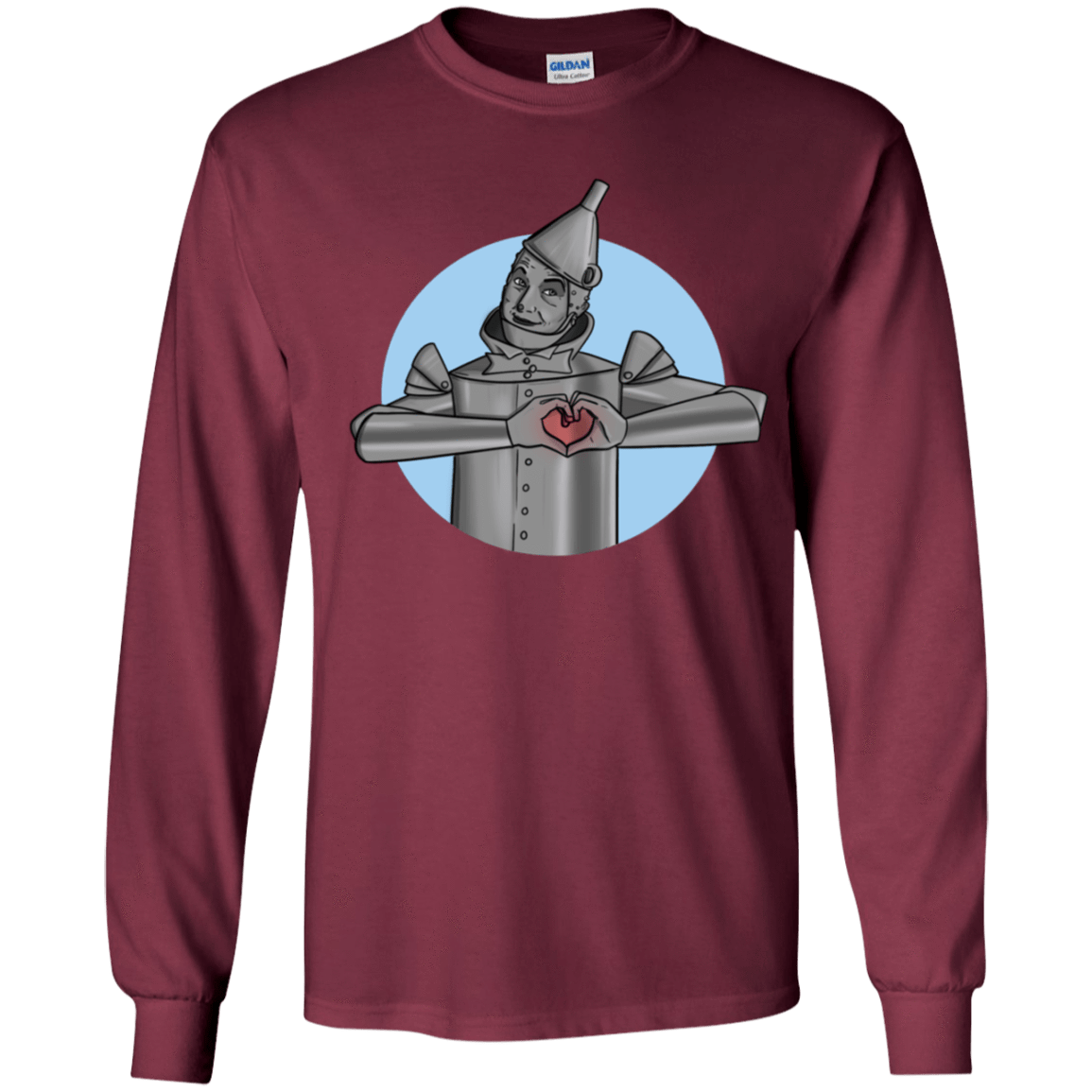 T-Shirts Maroon / YS I Have a Heart Youth Long Sleeve T-Shirt