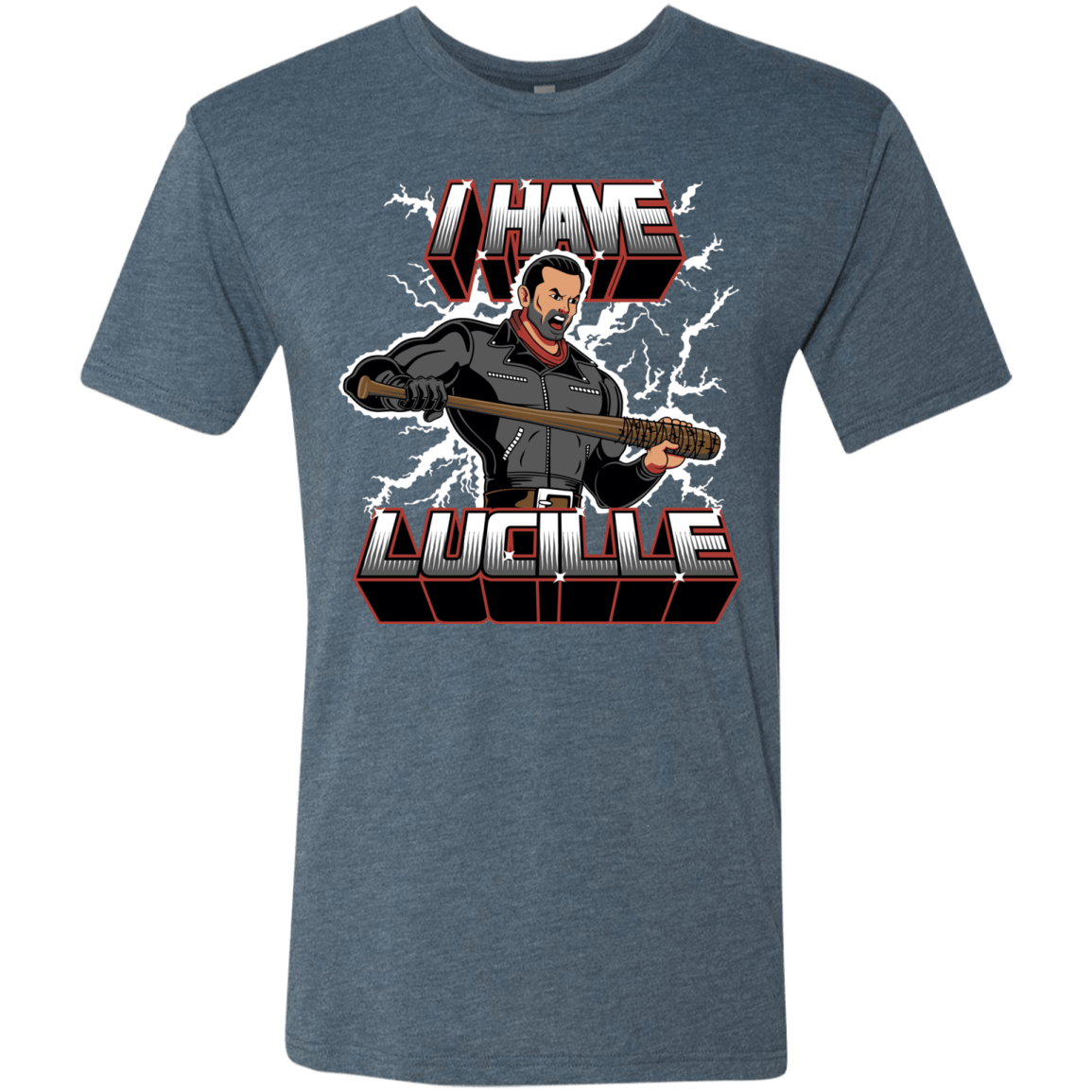 T-Shirts Indigo / Small I Have Lucille Men's Triblend T-Shirt