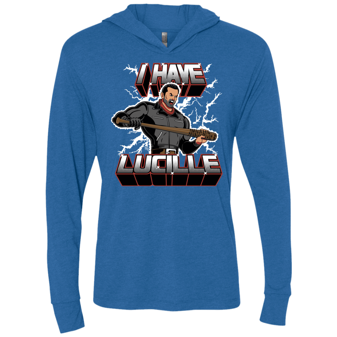 T-Shirts Vintage Royal / X-Small I Have Lucille Triblend Long Sleeve Hoodie Tee