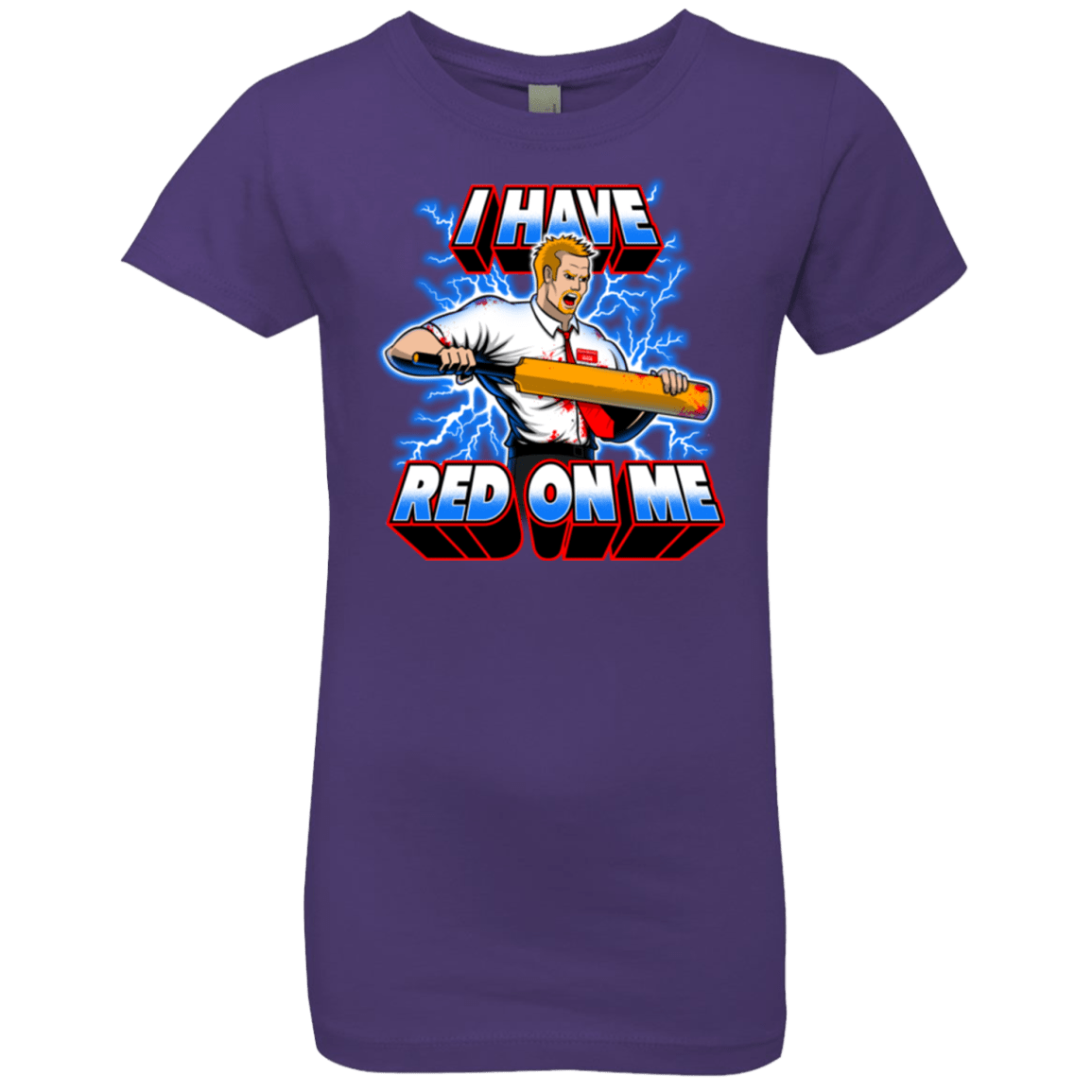 T-Shirts Purple Rush / YXS I have red on me Girls Premium T-Shirt