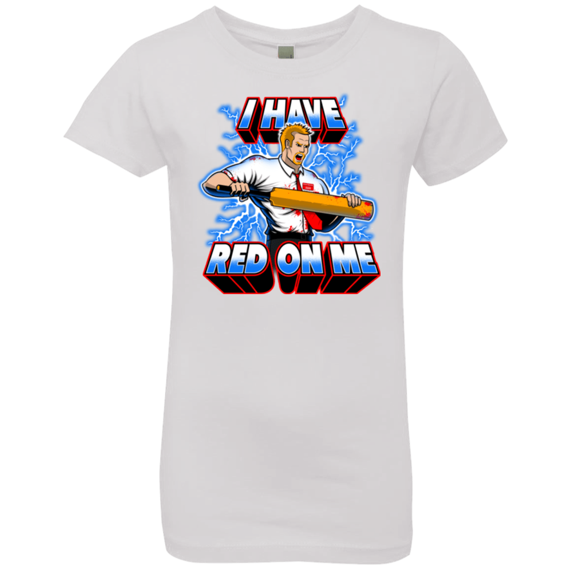 T-Shirts White / YXS I have red on me Girls Premium T-Shirt