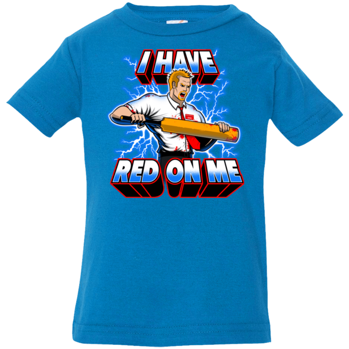 T-Shirts Cobalt / 6 Months I have red on me Infant PremiumT-Shirt