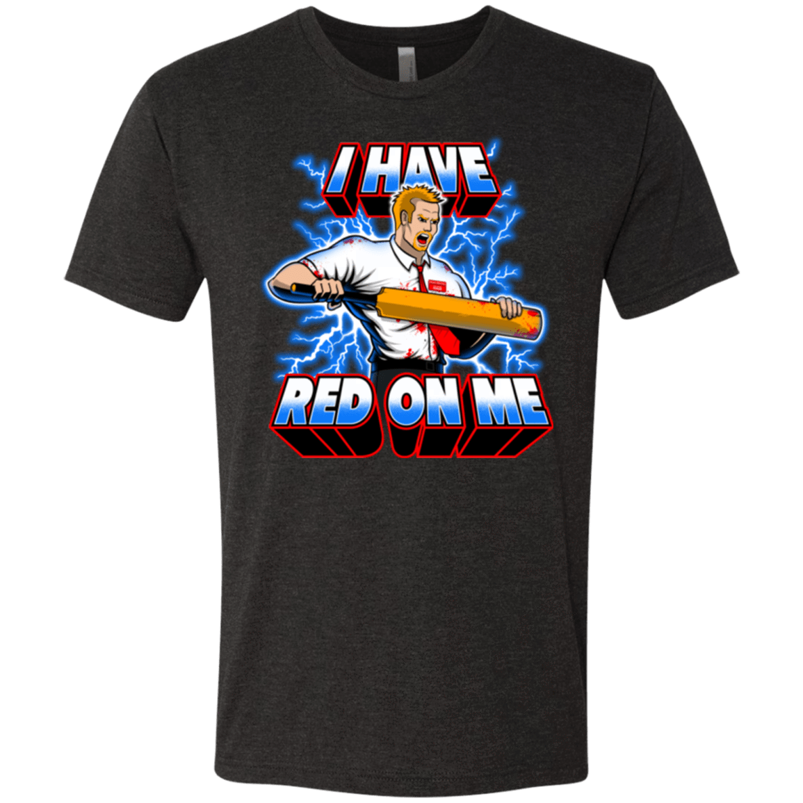 T-Shirts Vintage Black / Small I have red on me Men's Triblend T-Shirt