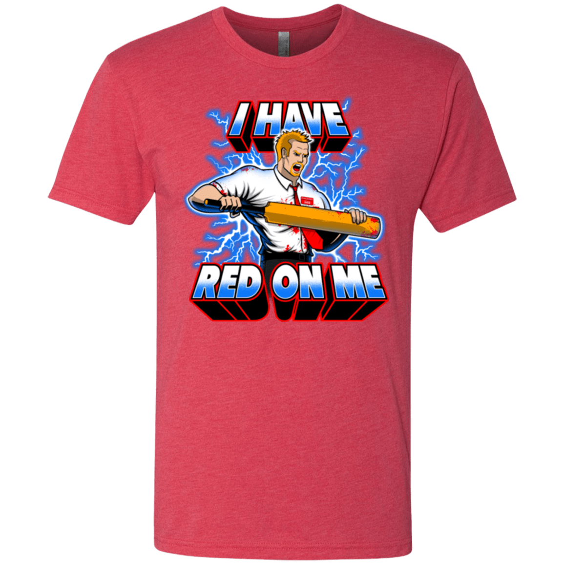 T-Shirts Vintage Red / Small I have red on me Men's Triblend T-Shirt