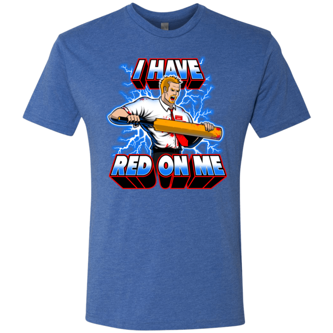 T-Shirts Vintage Royal / Small I have red on me Men's Triblend T-Shirt
