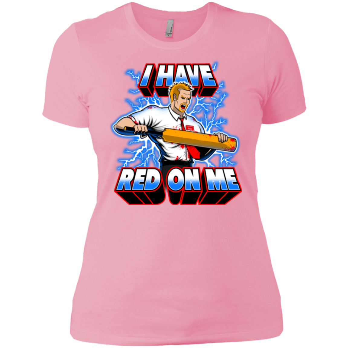 T-Shirts Light Pink / X-Small I have red on me Women's Premium T-Shirt