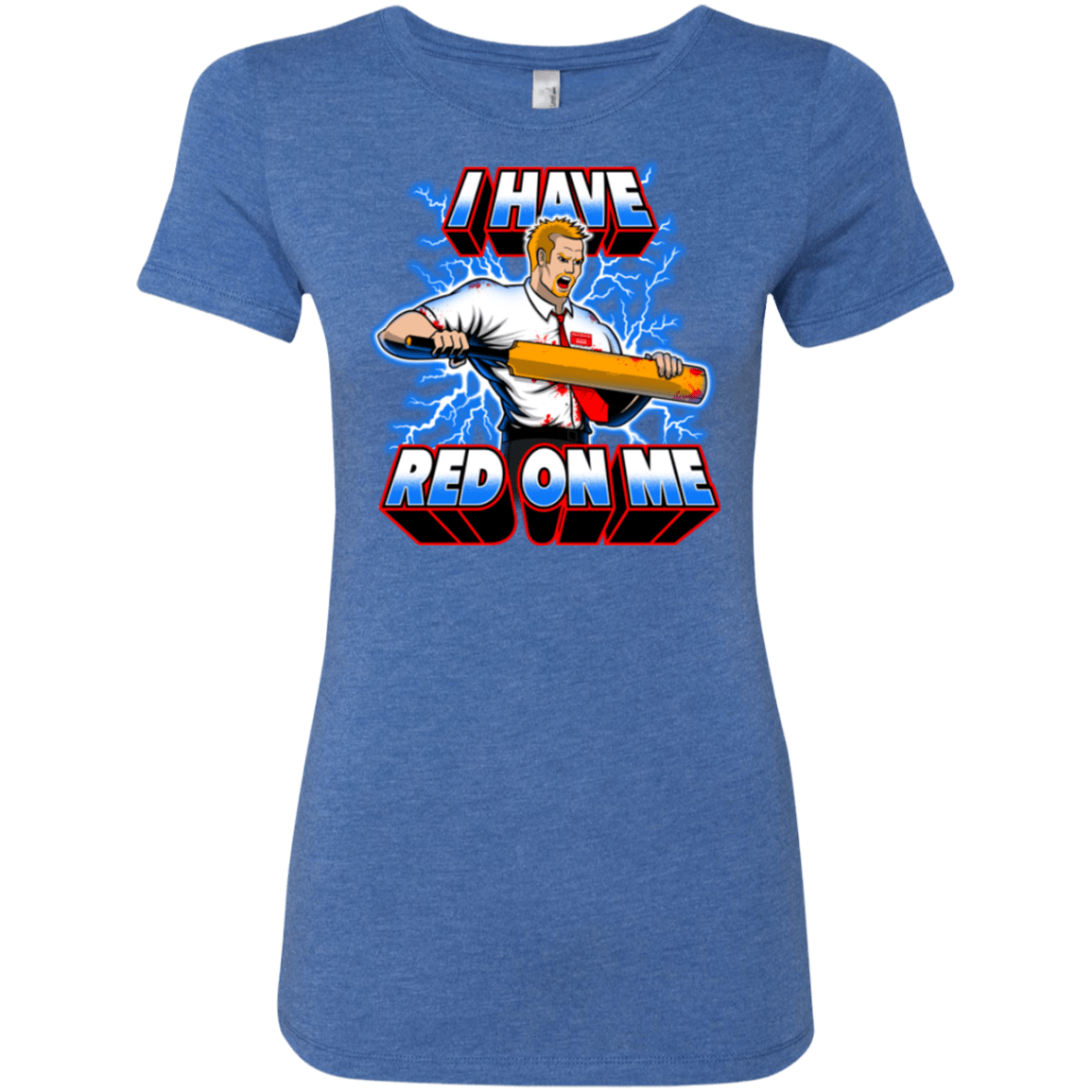 T-Shirts Vintage Royal / Small I have red on me Women's Triblend T-Shirt