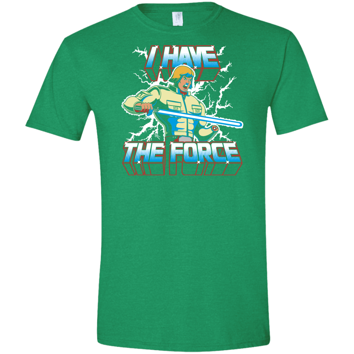 T-Shirts Heather Irish Green / S I Have the Force Men's Semi-Fitted Softstyle