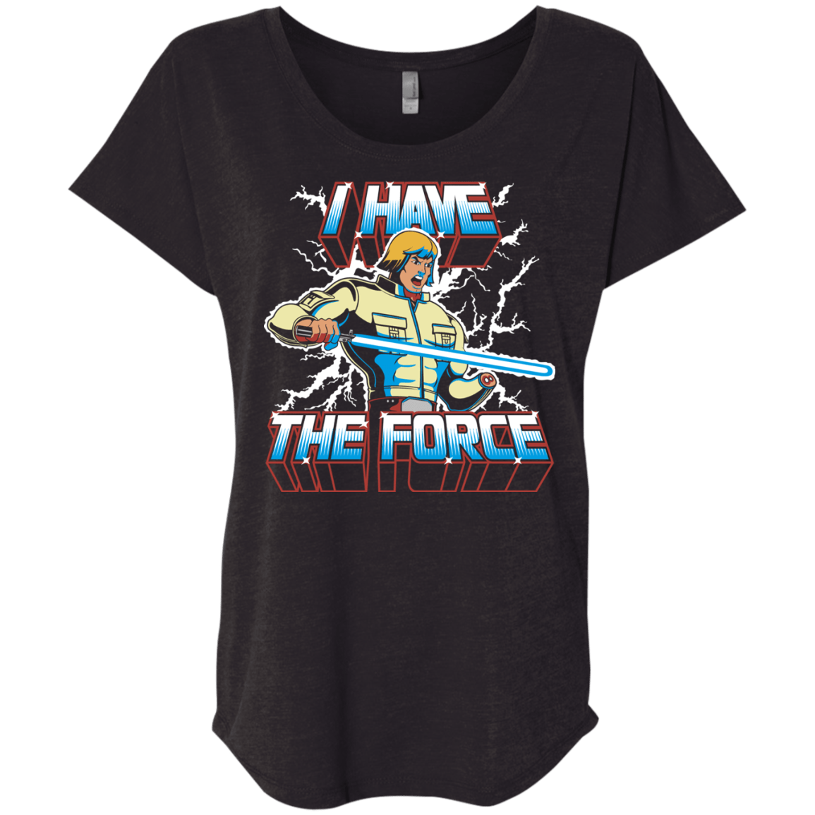 T-Shirts Vintage Black / X-Small I Have the Force Triblend Dolman Sleeve