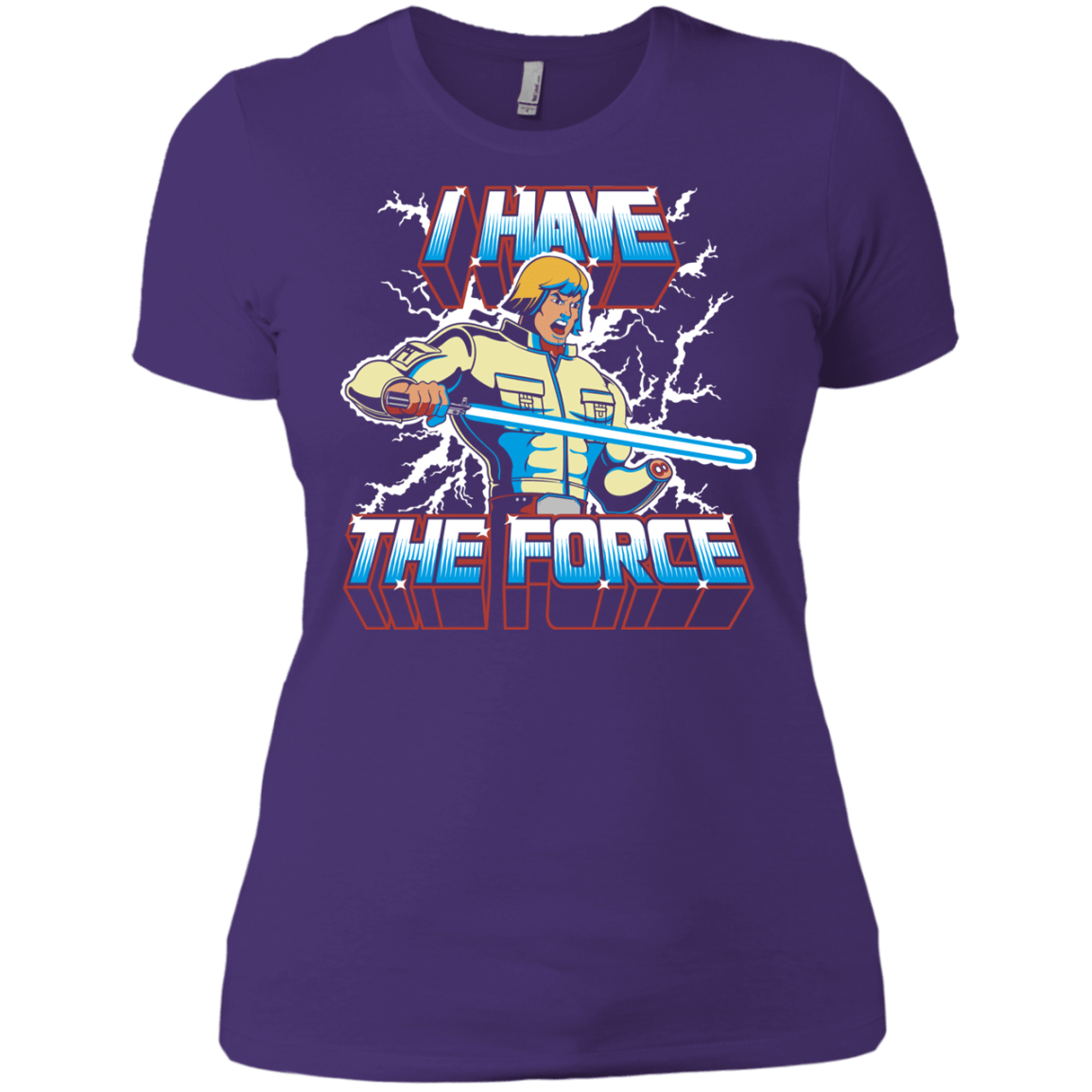 T-Shirts Purple Rush/ / X-Small I Have the Force Women's Premium T-Shirt