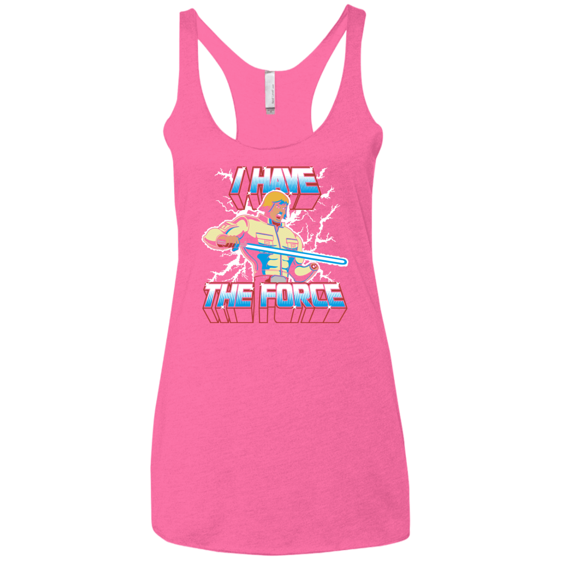 T-Shirts Vintage Pink / X-Small I Have the Force Women's Triblend Racerback Tank