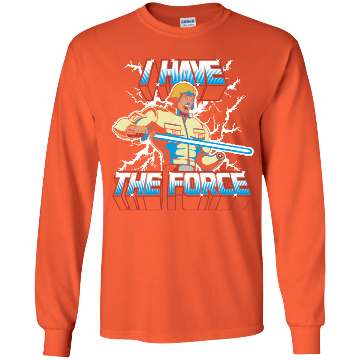 T-Shirts Orange / YS I Have the Force Youth Long Sleeve T-Shirt