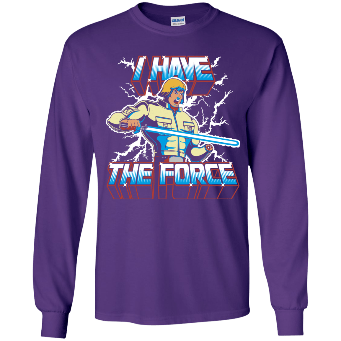 T-Shirts Purple / YS I Have the Force Youth Long Sleeve T-Shirt