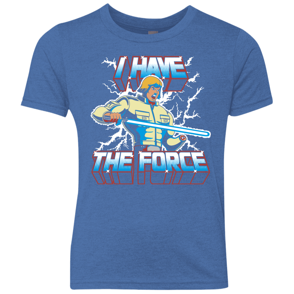 T-Shirts Vintage Royal / YXS I Have the Force Youth Triblend T-Shirt