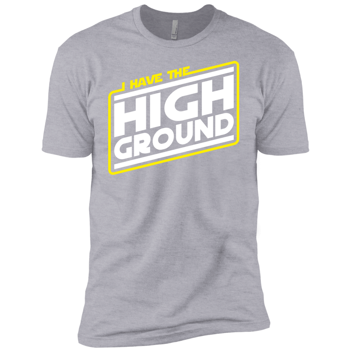T-Shirts Heather Grey / YXS I Have the High Ground Boys Premium T-Shirt