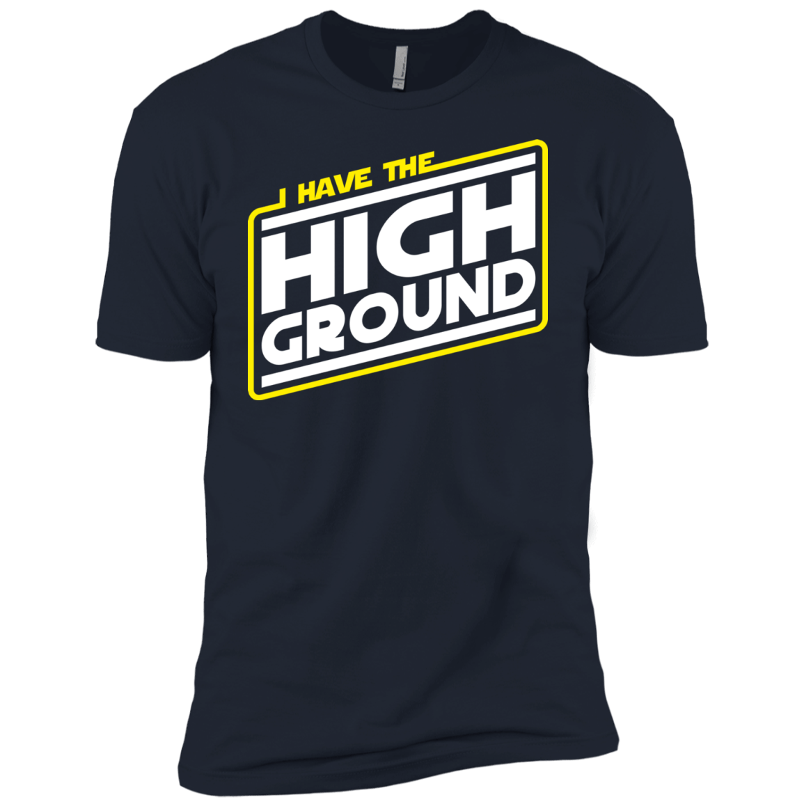 T-Shirts Midnight Navy / YXS I Have the High Ground Boys Premium T-Shirt