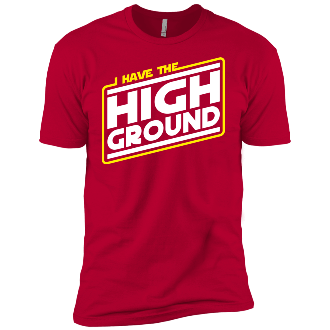 T-Shirts Red / YXS I Have the High Ground Boys Premium T-Shirt