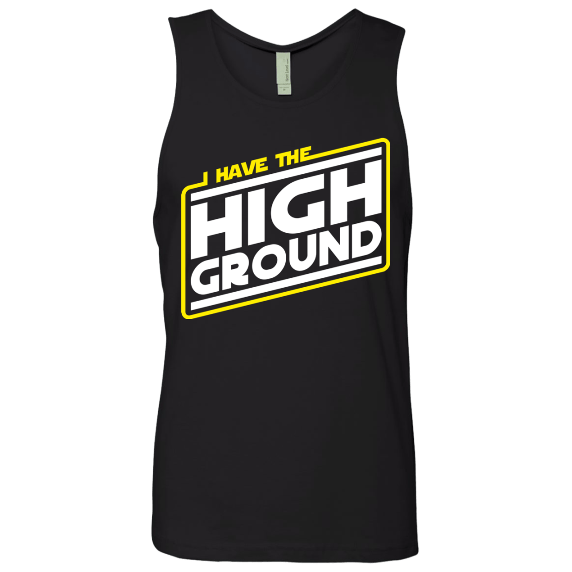 T-Shirts Black / S I Have the High Ground Men's Premium Tank Top