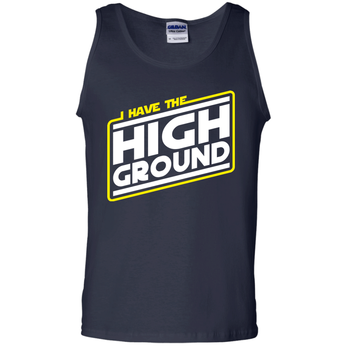 T-Shirts Navy / S I Have the High Ground Men's Tank Top