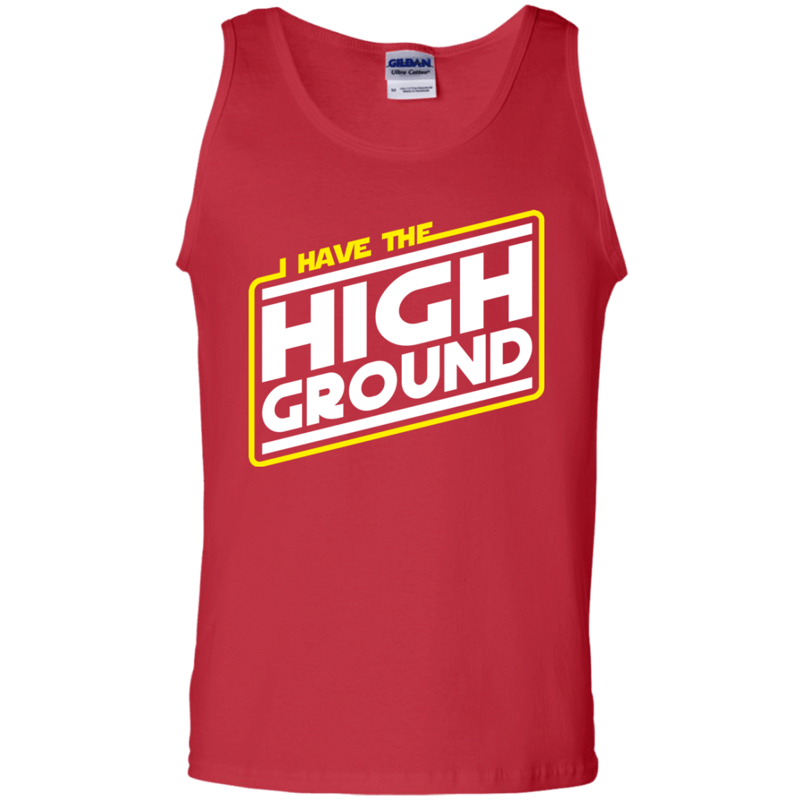 T-Shirts Red / S I Have the High Ground Men's Tank Top