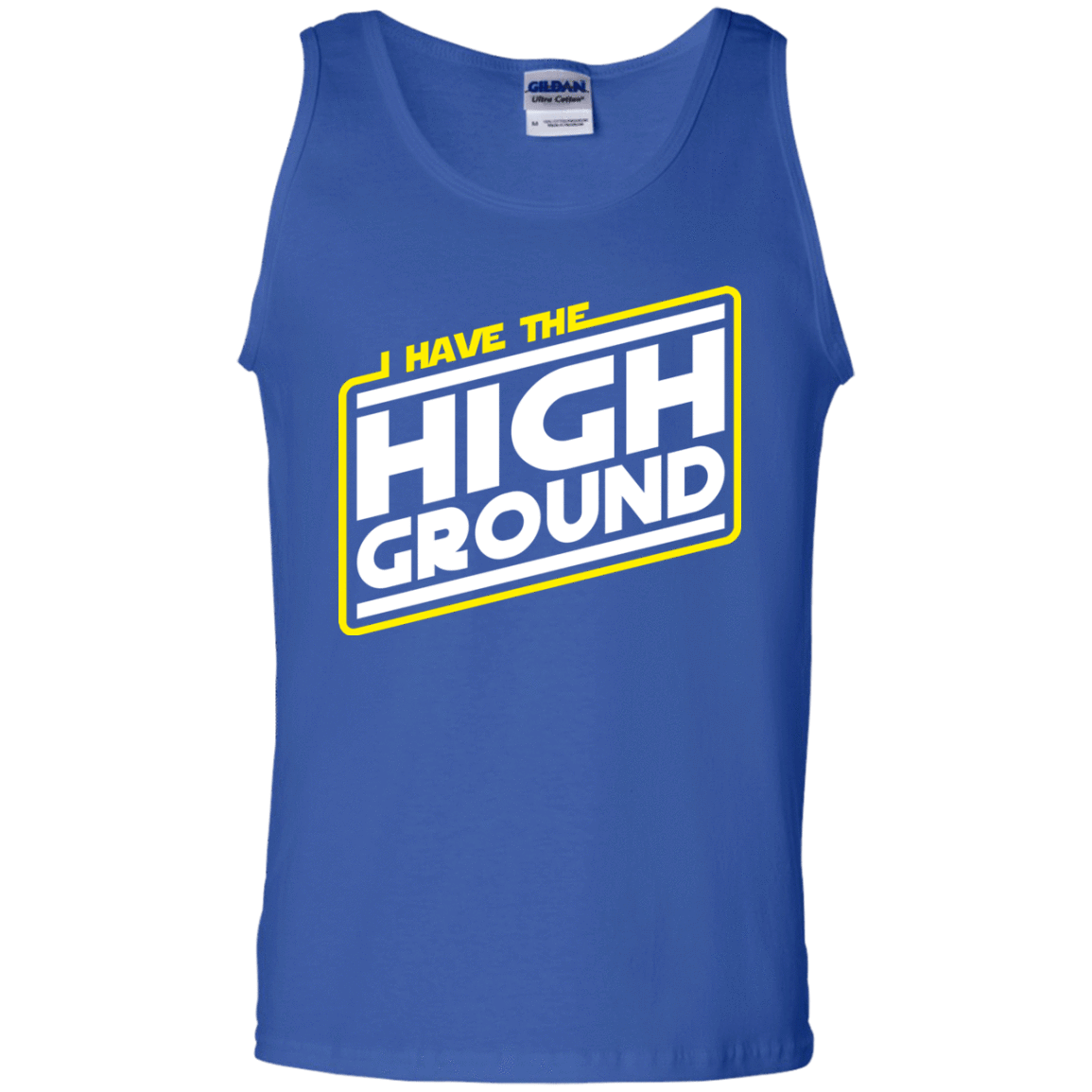 T-Shirts Royal / S I Have the High Ground Men's Tank Top