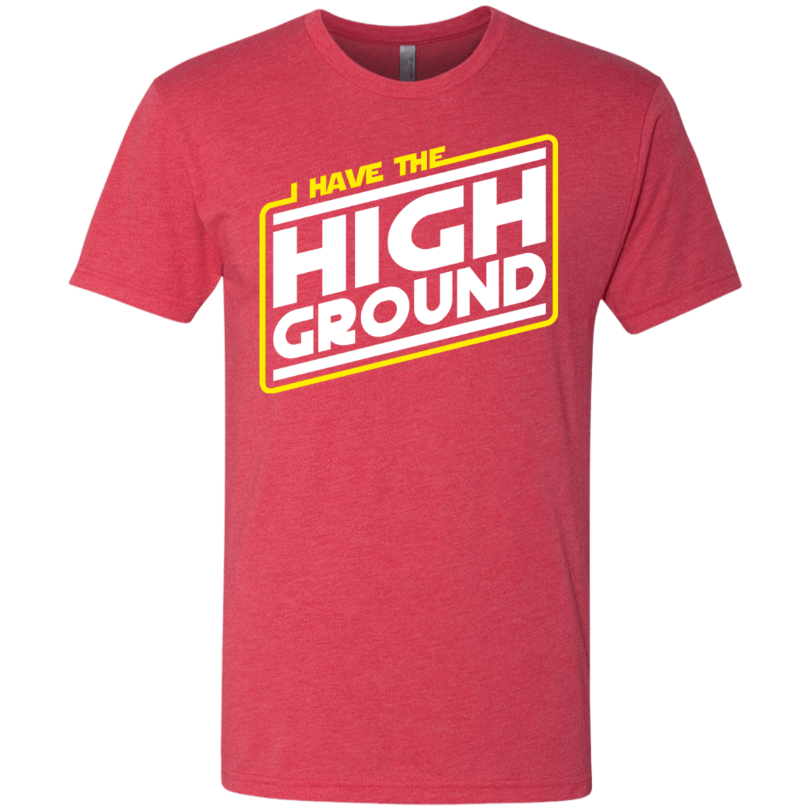 T-Shirts Vintage Red / S I Have the High Ground Men's Triblend T-Shirt
