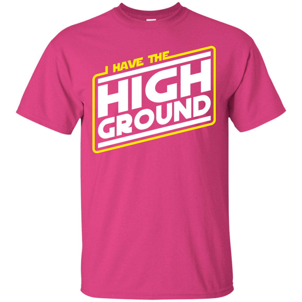 T-Shirts Heliconia / S I Have the High Ground T-Shirt