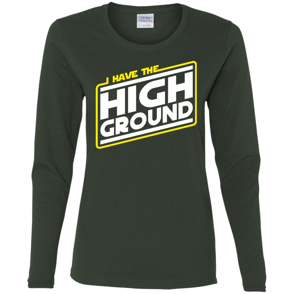 T-Shirts Forest / S I Have the High Ground Women's Long Sleeve T-Shirt
