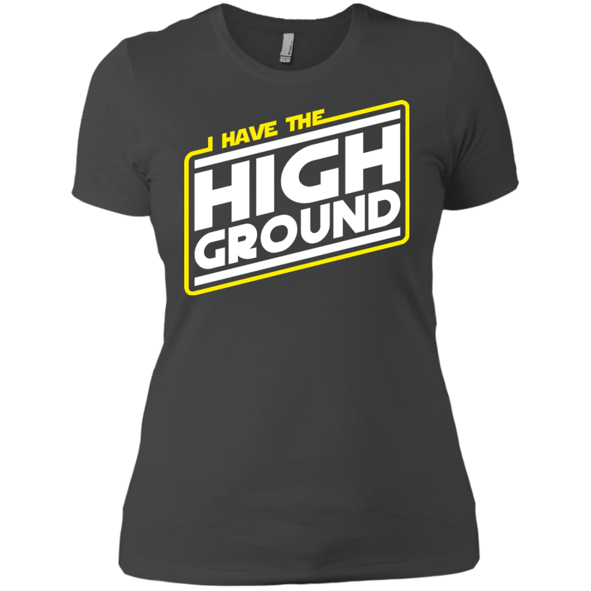 T-Shirts Heavy Metal / X-Small I Have the High Ground Women's Premium T-Shirt