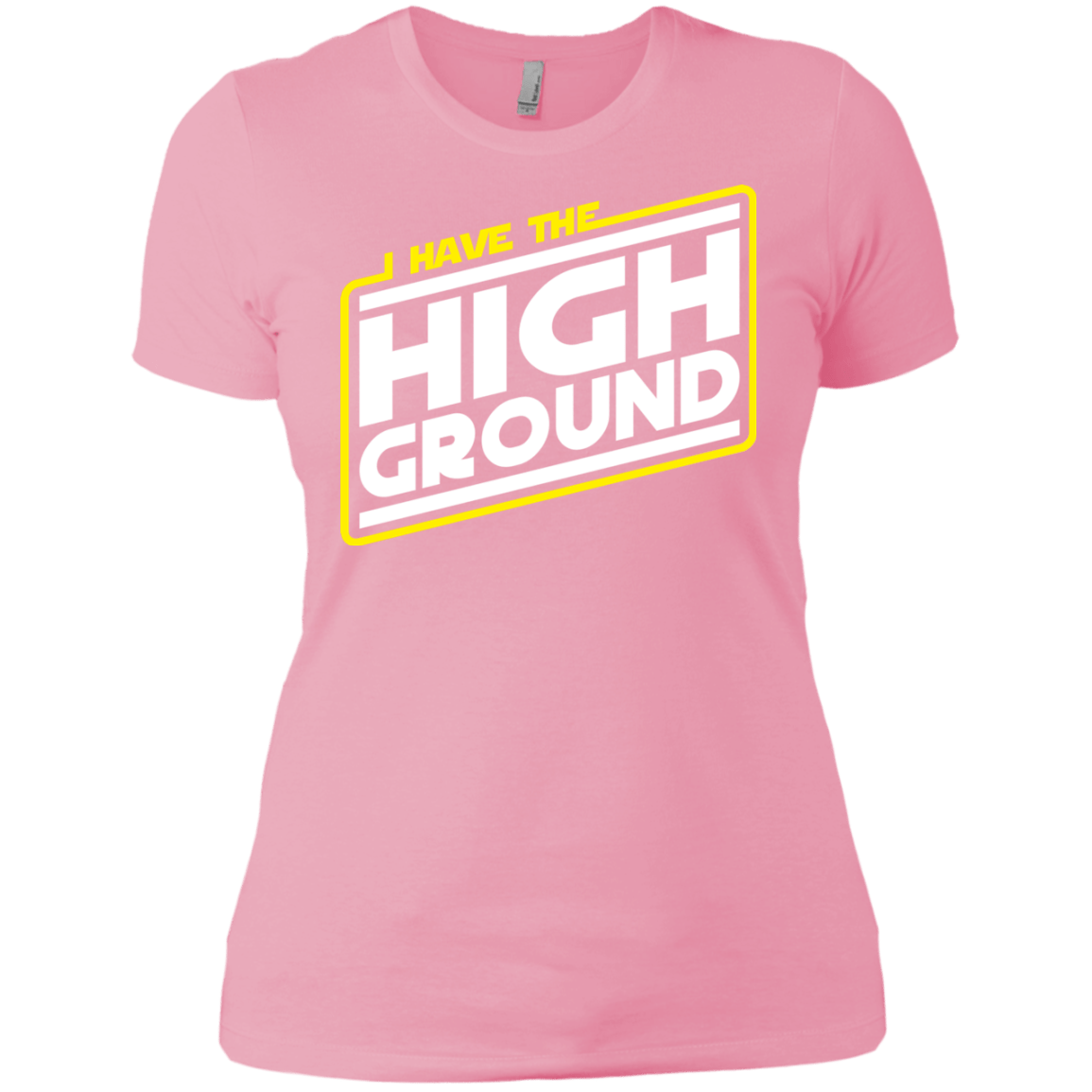 T-Shirts Light Pink / X-Small I Have the High Ground Women's Premium T-Shirt
