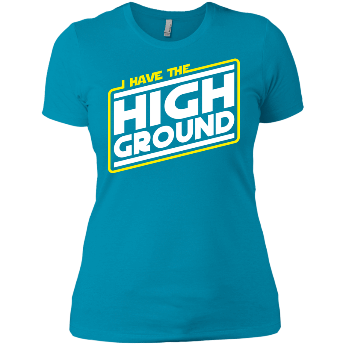 T-Shirts Turquoise / X-Small I Have the High Ground Women's Premium T-Shirt