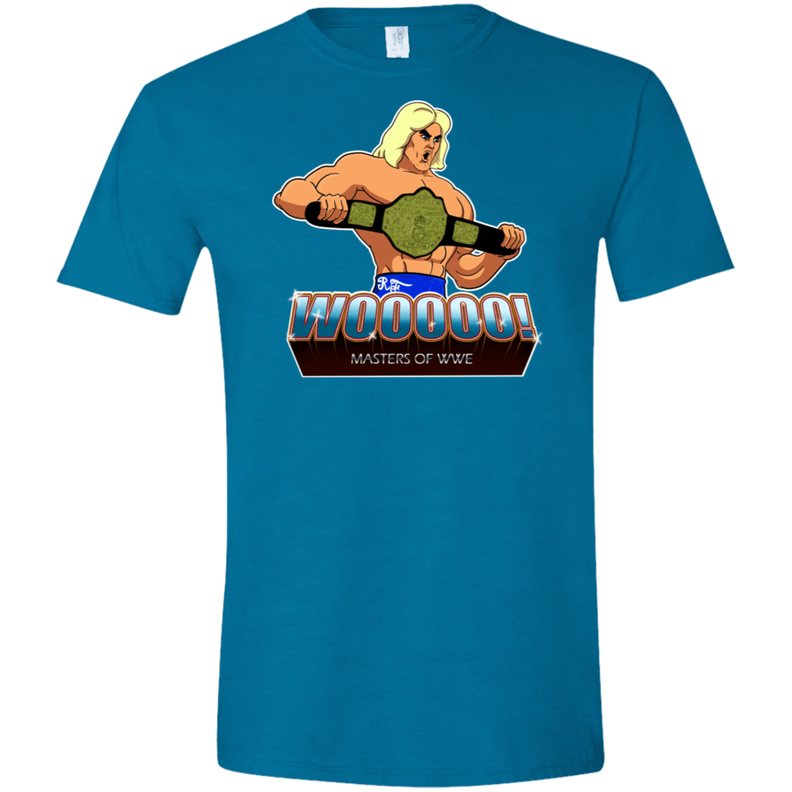 T-Shirts Antique Sapphire / S I Have The Woooooo Men's Semi-Fitted Softstyle