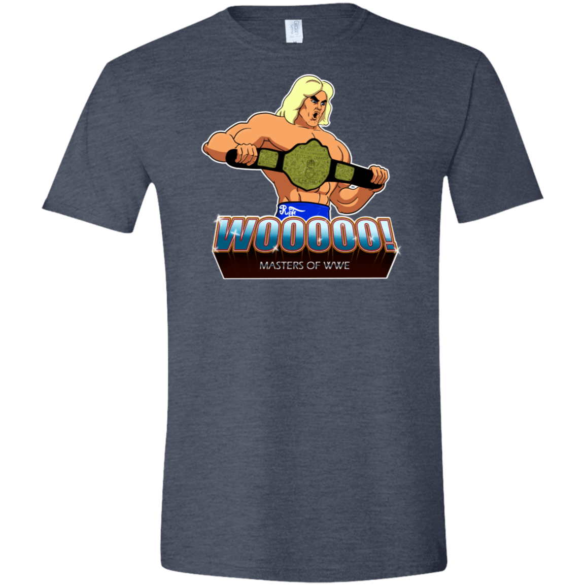 T-Shirts Heather Navy / S I Have The Woooooo Men's Semi-Fitted Softstyle