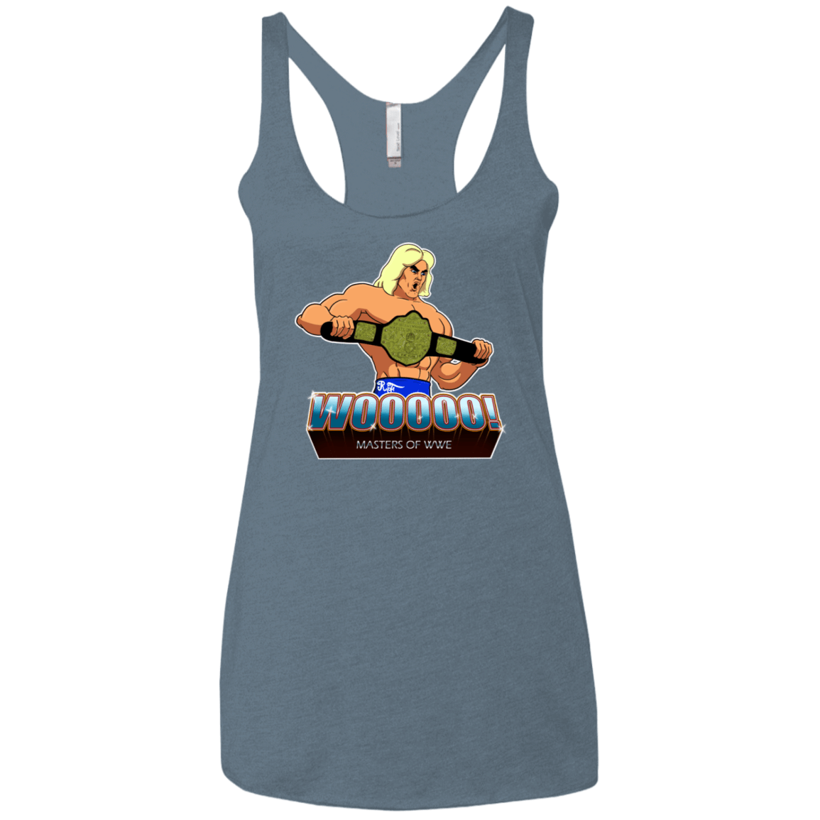 T-Shirts Indigo / X-Small I Have The Woooooo Women's Triblend Racerback Tank