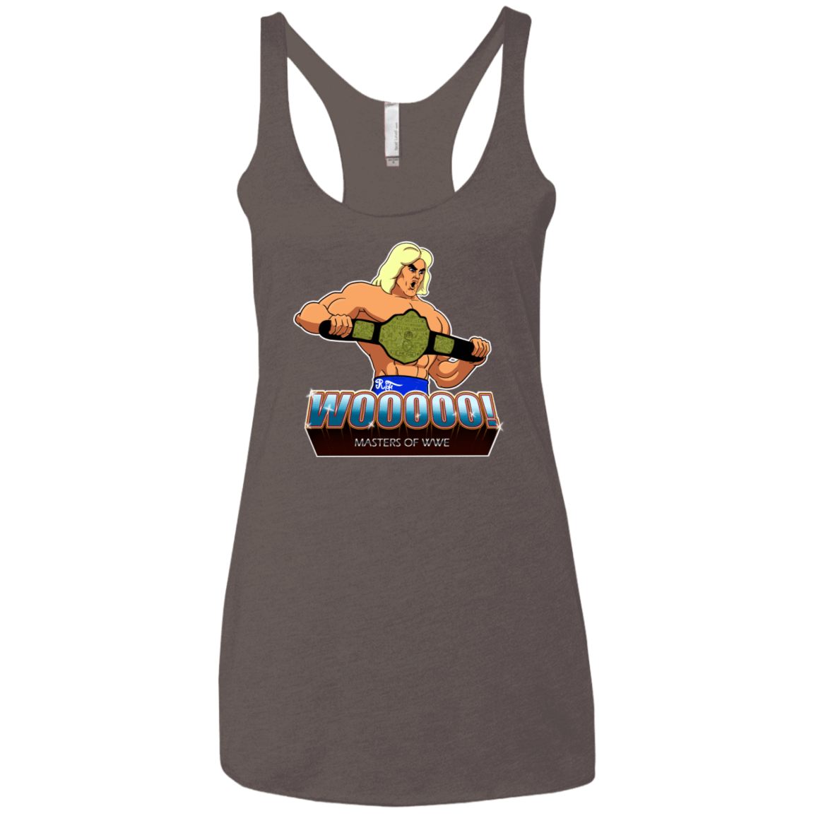 T-Shirts Macchiato / X-Small I Have The Woooooo Women's Triblend Racerback Tank