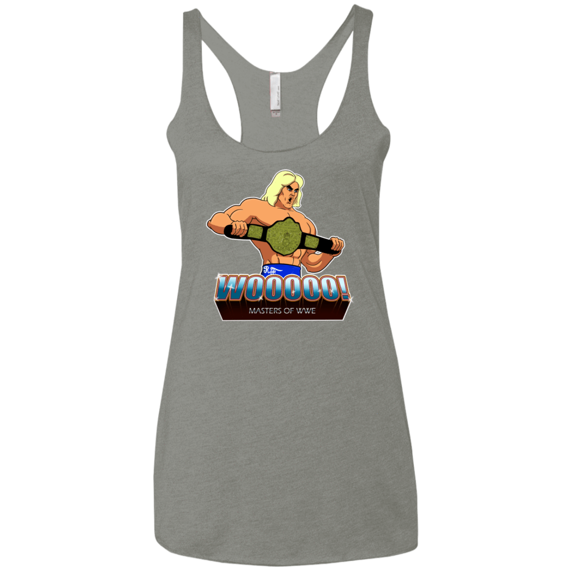 T-Shirts Venetian Grey / X-Small I Have The Woooooo Women's Triblend Racerback Tank