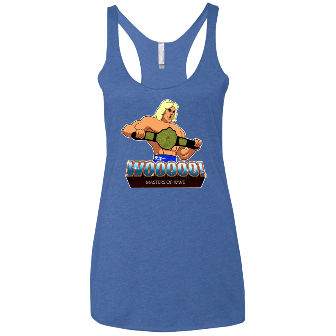 T-Shirts Vintage Royal / X-Small I Have The Woooooo Women's Triblend Racerback Tank