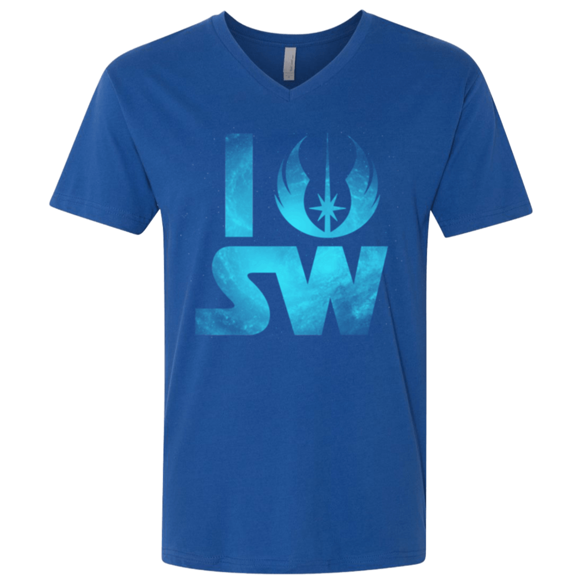 T-Shirts Royal / X-Small I Jedi SW Men's Premium V-Neck