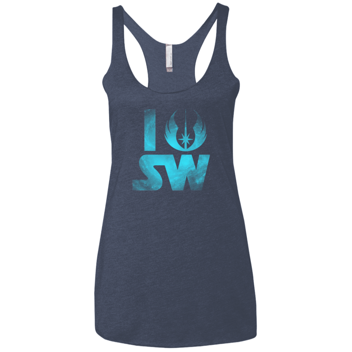 T-Shirts Vintage Navy / X-Small I Jedi SW Women's Triblend Racerback Tank