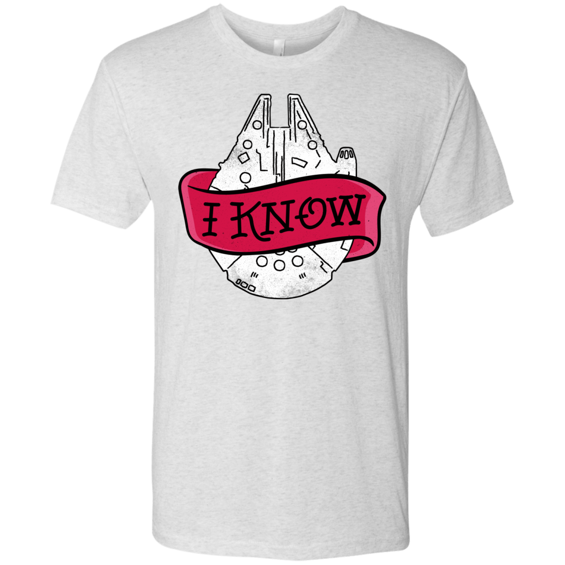 T-Shirts Heather White / S I Know Men's Triblend T-Shirt