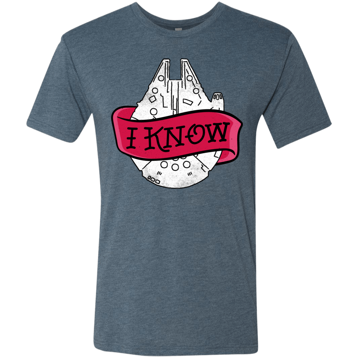 T-Shirts Indigo / S I Know Men's Triblend T-Shirt