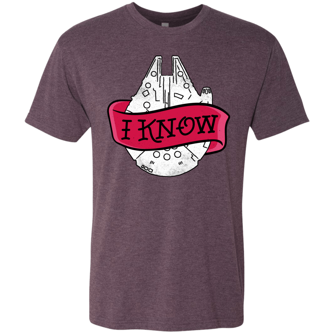 T-Shirts Vintage Purple / S I Know Men's Triblend T-Shirt