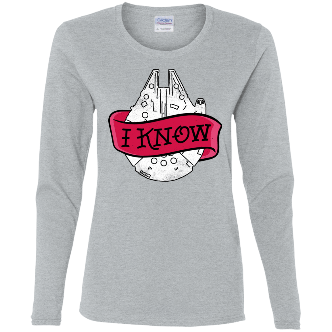 T-Shirts Sport Grey / S I Know Women's Long Sleeve T-Shirt
